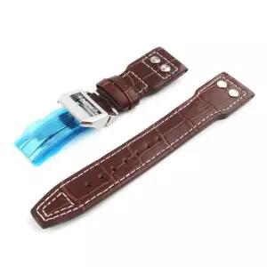 SDH1BR-22mm 와일드 가죽 손목시계 스트랩 끈 밴드 IWC 롤렉 스