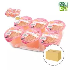 복숭아맛 푸딩젤리 썬라이트 180ml 1BOX 48개입 젤리