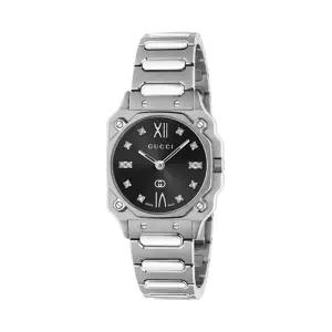 구찌 YA166507 G플랫 여성 메탈 쿼츠 24mm