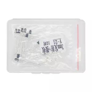 10쌍의 3MM 적외선 LED 송신기 및 수신기 키트 - 아두이노 장애물 회피 DIY 전자 프로젝트용 원형 헤드 IR