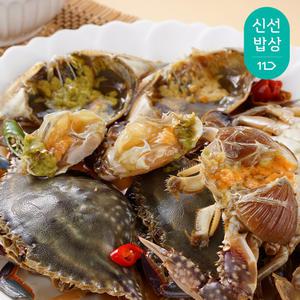 [천사푸드] 국산 태안 활 암꽃게 알배기 암꽃게장 2kg