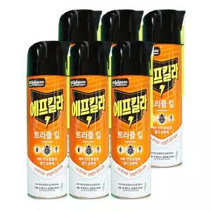 엘지 에프킬라 맥스 트리플킬 바퀴 살충제 500ml 6개