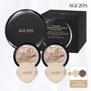 AGE20'S [에이지투웨니스] 시그니처 에센스 커버 팩트 마스터 더블커버 케이스1+리필2) SPF50+ PA++++)