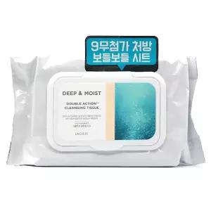 라끄베르 딥앤모이스트 더블액션 클렌징 티슈 80매