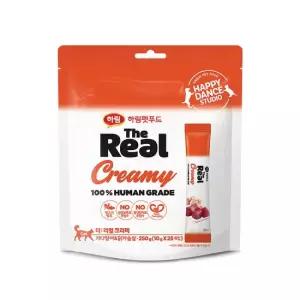 하림펫푸드 더리얼 크리미 Cat 가다랑어 닭가슴살 250g 10gx25ea 고양이간식 츄르