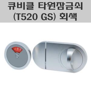 타원항균잠금쇠(T520 GS) 회색/큐비클잠금쇠