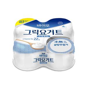매일바이오 그릭요거트 무가당플레인80g(4입)x5개/냉장무배