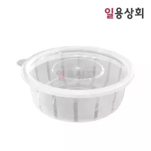 다회용 탕용기 사출 TY 158파이 소 300세트 반투명