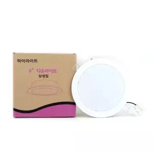 LED등기구(매입형) 케이알큐엘이디 150MM 15W 주광색 HLED-6D15-E6