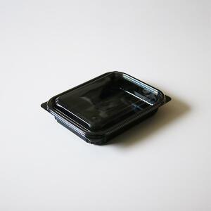 {박스} IP-211 검정 일회용반찬용기통 뚜껑포함 600개세트