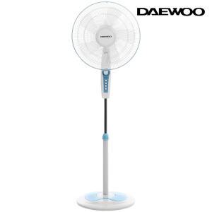 대우 16형 키높이 스탠드 선풍기 5엽날개 고출력 저소음 타이머 DWF-RS316B 화이트