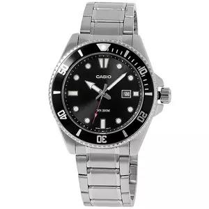 타임플래닛 CASIO MDV-107D-1A1 카시오 흑새치 다이버 시계