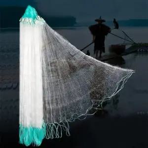 3겹 쵸크 그물 특대)H1.5m x L50m    물고기잡기 그물망 어망 어부망 바다 고기망