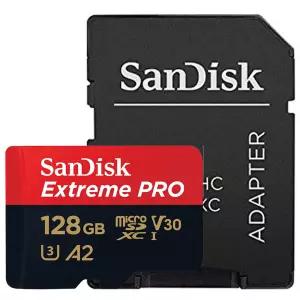 샌디스크 오즈모 포켓3 메모리 카드 128GB 익스트림 PRO 마이크로 SD카드 4K