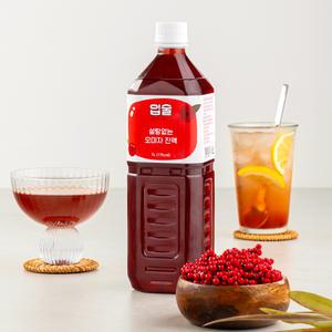 [추천] 무설탕 100% 국내산 입술 오미자진액 1000ml 2병