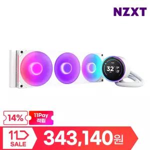 NZXT KRAKEN ELITE V2 360 RGB 화이트 CPU쿨러 수냉쿨러 [14%][343,140 WON + 11pay 추가 지급]