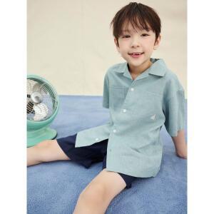 [BEANPOLE KIDS] 클래식 리넨 상하 세트  라이트 그린 (BI5465U03L)