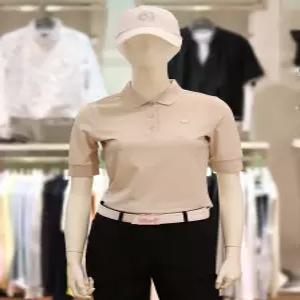 [엘르골프] 엘르골프 S/S 여성 허니콤 원단 기본 반팔 티셔츠 6J-45201-740