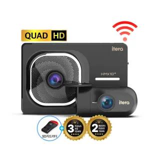 아이테라 QHD WIFI 블랙박스 2채널 32G HMX10 스마트폰연동 무상AS 3년 ADAS AI 초절전 주차대기 127일 셀프장착