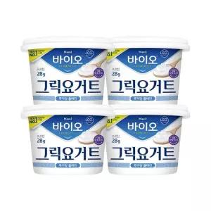 매일유업 [매일] 바이오 그릭요거트 무가당 플레인 400g 4개