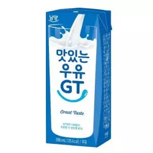 맛있는 우유 GT 흰우유 200mL x 24개.