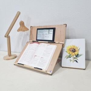 위즈독서대 에이블50 2단 독서대 50A2 책거치대