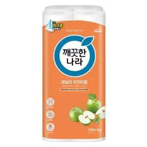 깨끗한 나라 데일리 키친타올 150매 8롤