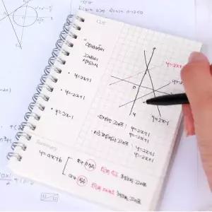 [골드스마일]스프링 모눈 종이 노트 A6 코넬 오답