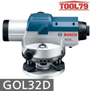 보쉬 GOL32D 광학 오토레벨기 360도 레벨기 32배 120M