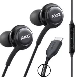 (블랙) 삼성 akg C타입 유선 이어폰/컴퓨터/데스크탑/가정용/학생/회사원/직장인/오피스/사무실/고음질