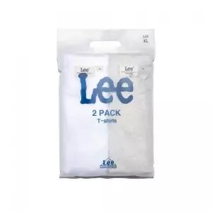 매장정품 LEE 스몰 트위치 로고 2PACK 티셔츠 컬러 믹스 LE2602ST50CX 247835