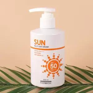 선크림 250ml SPF50+ PA+++ 3중 기능성 대용량 펌프형 자외선차단 바디겸용