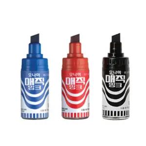모나미 병매직 12개입(흑색)_모나미 빅드림/병/매직/세트/블랙/유성/굵은/마카/펜/검정/색/매직펜/사각닙