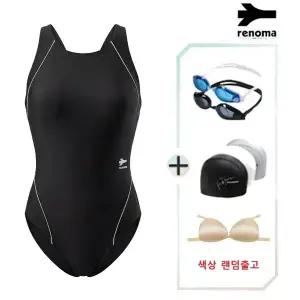 [레노마수영복]여성 실내 4종 세트수영복(랜덤출고) LS2G802SET-BK_IC
