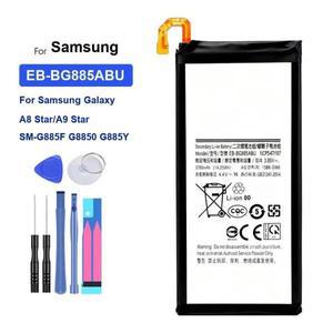 삼성 갤럭시 A8 스타 A9 스타 SM-G885F G8850 G885Y용 휴대폰 배터리 EB-BG885ABU 3700mAh