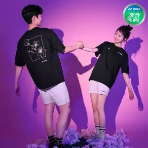 요넥스 배드민턴 벚꽃에디션 오버핏 반팔 티셔츠 262TS006U