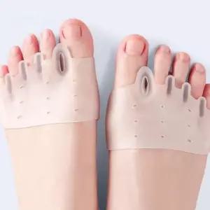 발가락분리기 실리콘 앞발 패드 발 건강 완화용 깔창