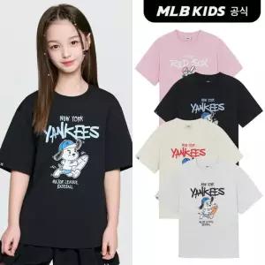 [MLB키즈 공식]26SS  스트릿 바크바니 썸머 아트웍 티셔츠 (4color)7ATSB4963