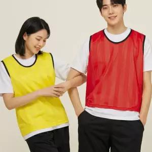 국산 팀조끼 스포츠 메쉬 팀별 축구 유니폼 단체 행사 활동복 태권도 학원용