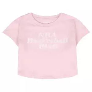 NBA 빅로고 라운드 크롭 티셔츠(K252TS640P)