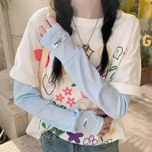 헬로 여성 손등커버 쿨토시 운전 골프 스포츠 냉감 여름 팔토시