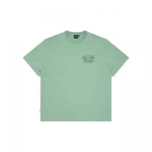 [마크곤잘레스] MARK GONZALES 코리아 에디션 태극기 그래픽 반팔 티셔츠 - VINTAGE GREEN Z262UST