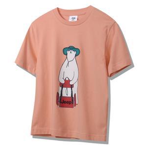 [AK분당점] [JEEPKIDS(지프키즈)] 곰 프린트 반팔티 KP2TSU201LO
