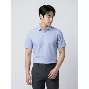 [파크랜드]블루 스트라이프 반팔 드레스 셔츠 A6DS2310106A_P423780483