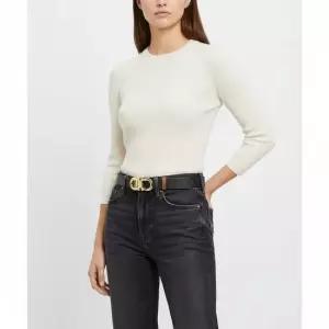 페라가모 FERRAGAMO 간치니 여성 양면 벨트 230294 0780407 프리컷팅)