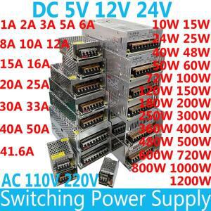 스위칭 전원 공급 장치 AC 110V 220V ~ DC 12V 5V 24V 5A 10A 20A 30A 500W Led 스트립 조명 변압기 SMPS
