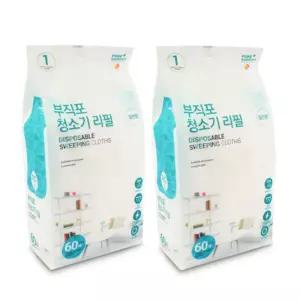 선우랜드 프리미엄 부직포 청소기 리필 중형 60p X2팩