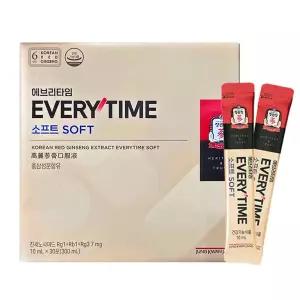 정관장 에브리타임 소프트 10ml x 30포 1개 액기스 스틱 D