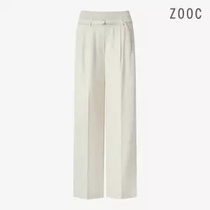 ZOOC 니트 블록 벨티드 와이드 팬츠 LE V252MSA936