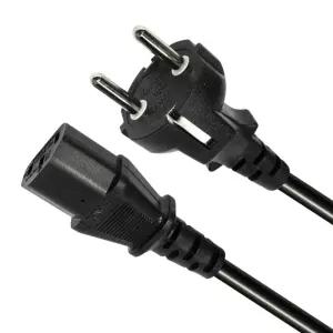 국산 전원 케이블 3M 일자 플러그 AC 220v 모니터 PC 컴퓨터 파워 코드 선 전기 3구 일반형 노트북